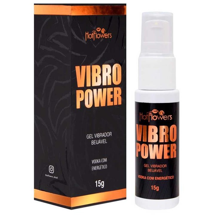Жидкий вибратор «Vibro Power» со вкусом водки с энергетиком, 15 г, Hot Flowers