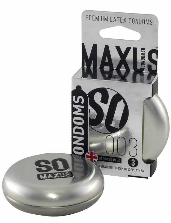 Презервативы MAXUS Экстремально тонкие 003, 3 шт.